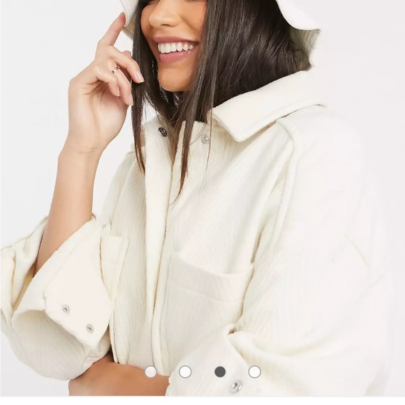 ASOS Cream Shacket - Picture 3 of 8